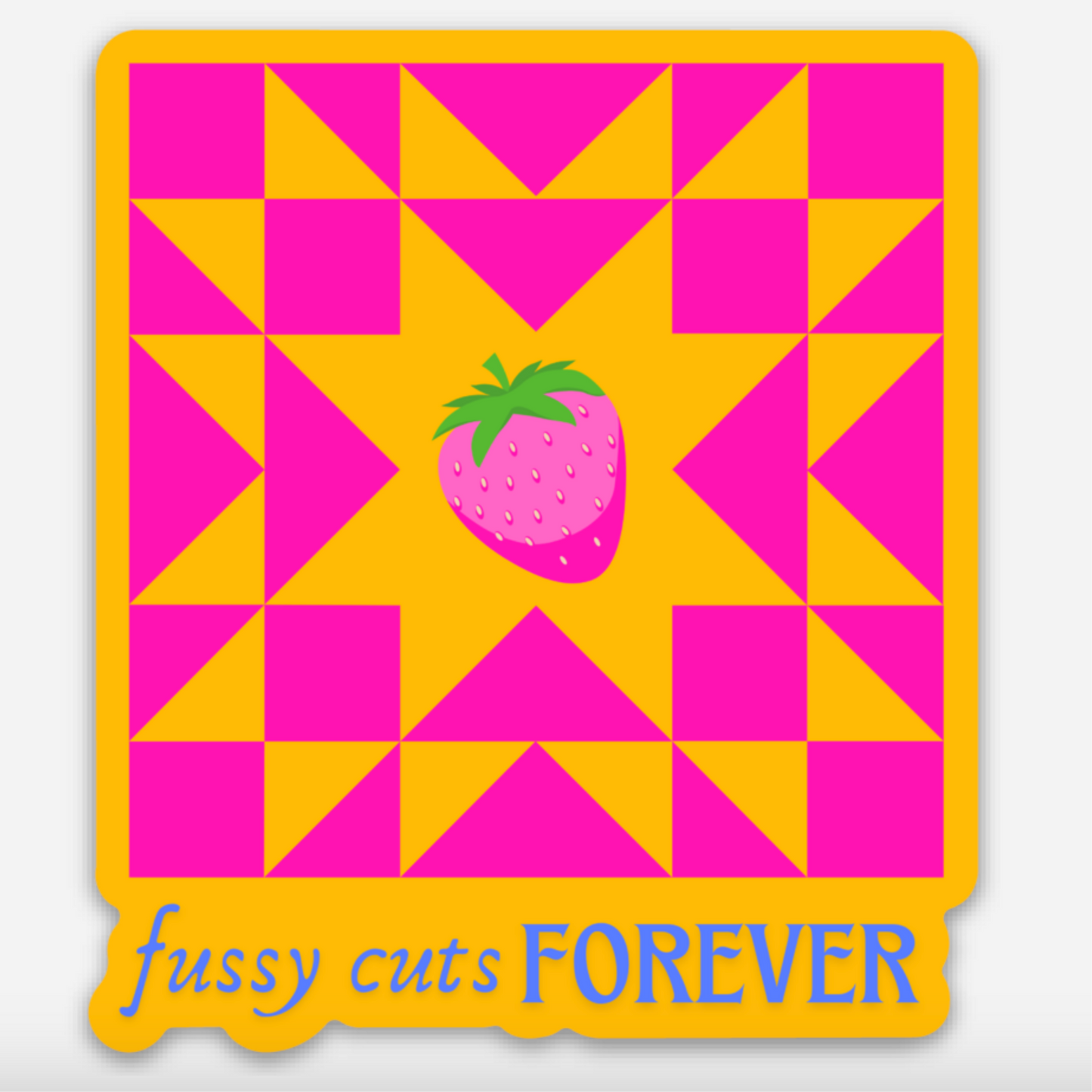 Fussy Cuts Forever | Vinyl Sticker