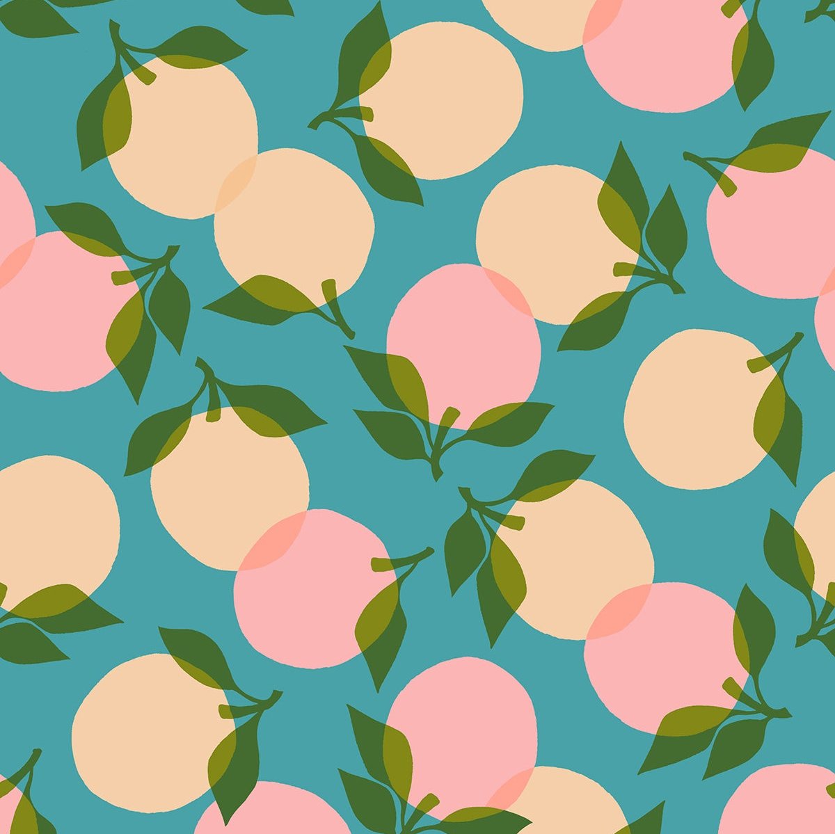 Peaches in Turquoise | Juicy
