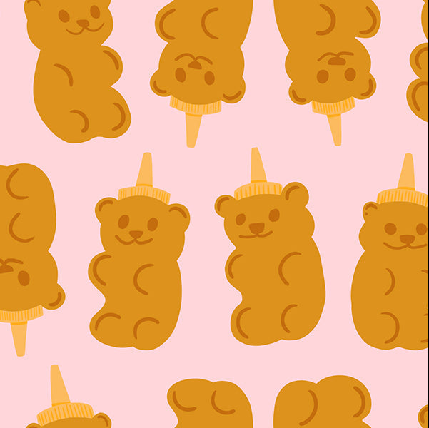 Honey Bears in Candy Pink | Egg + Friends