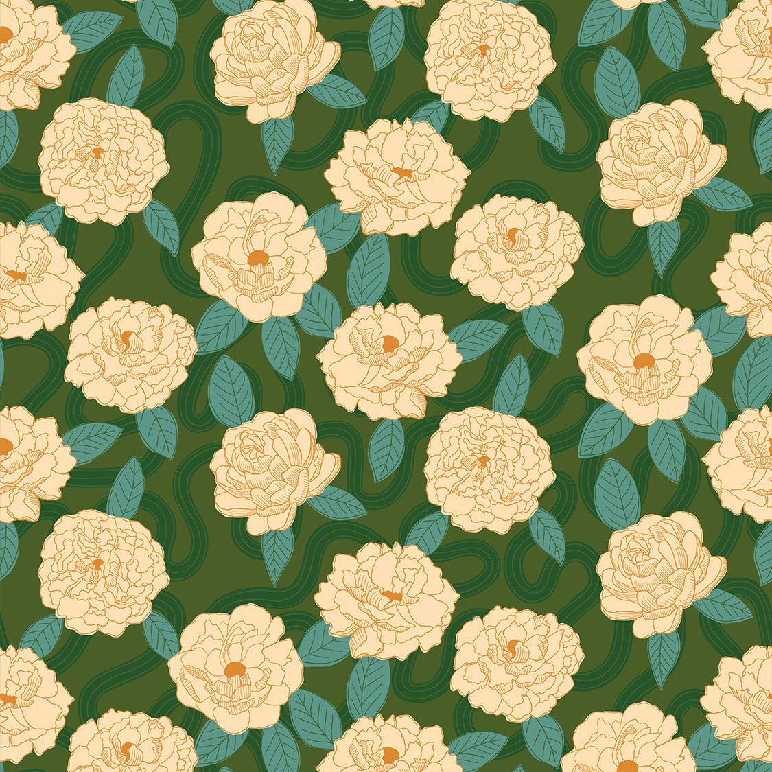 Peonies in Green | Verbena