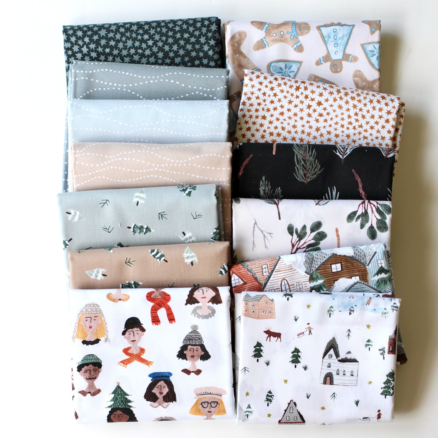 Stripe in Beige | Winter Frost