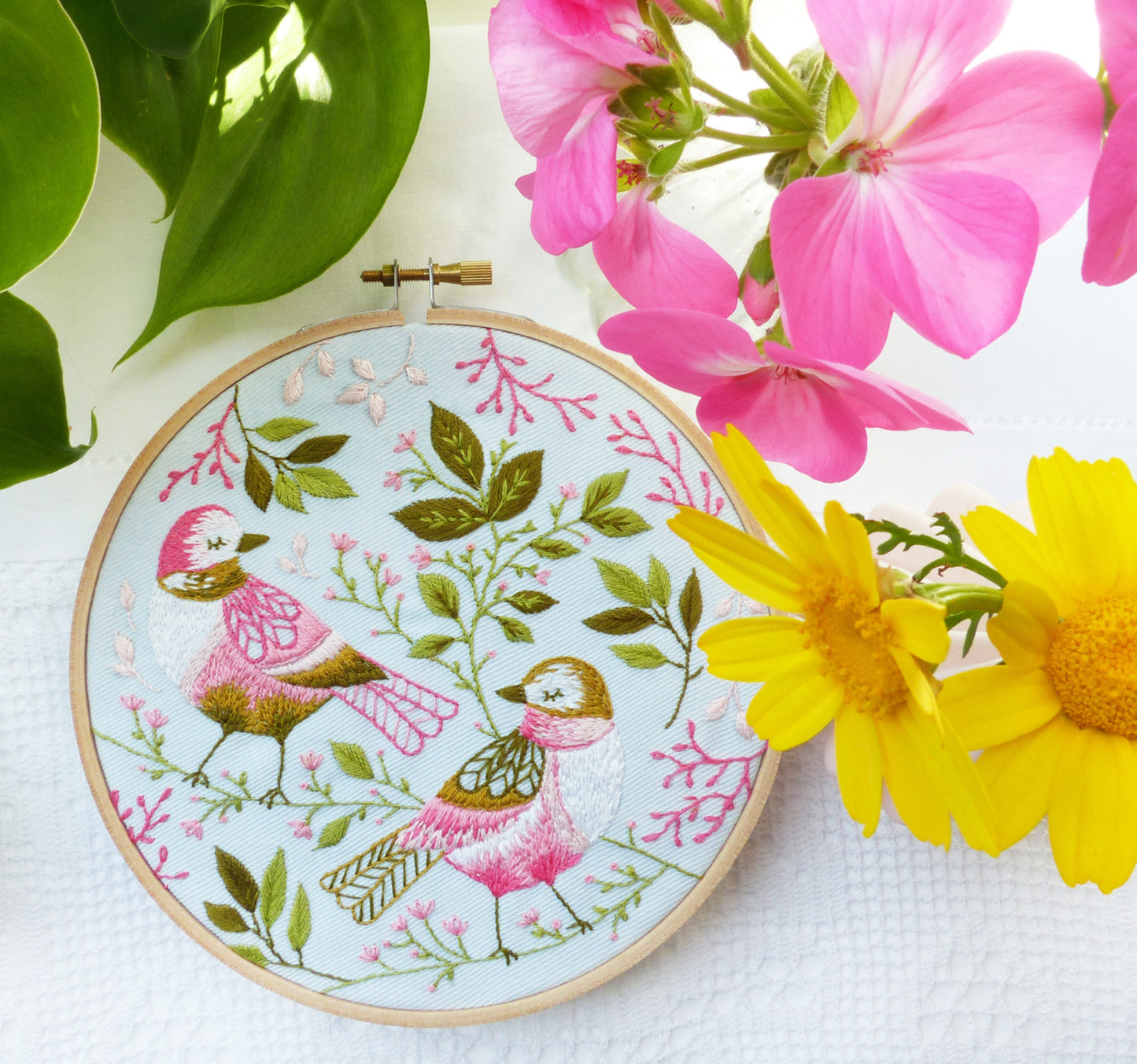 Love Birds | 6" Embroidery Kit