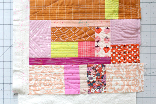 Making a Quilt-As-You-Go Panel