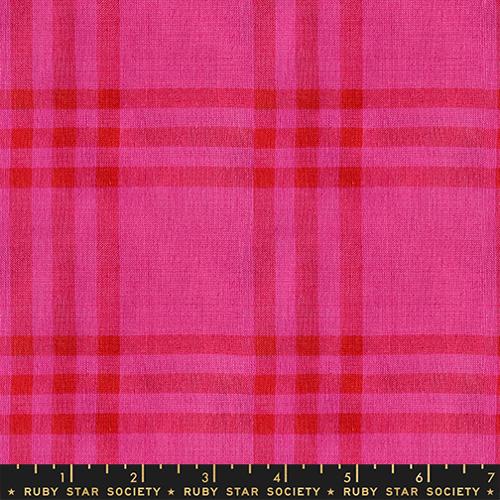 PREORDER Horizon Plaid in Pink | Mystic Fable Warp + Weft