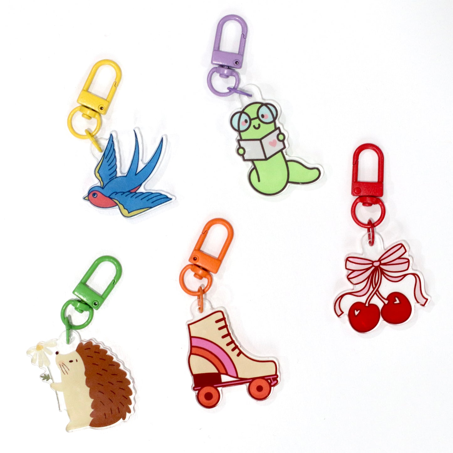 Acrylic Zipper Charms
