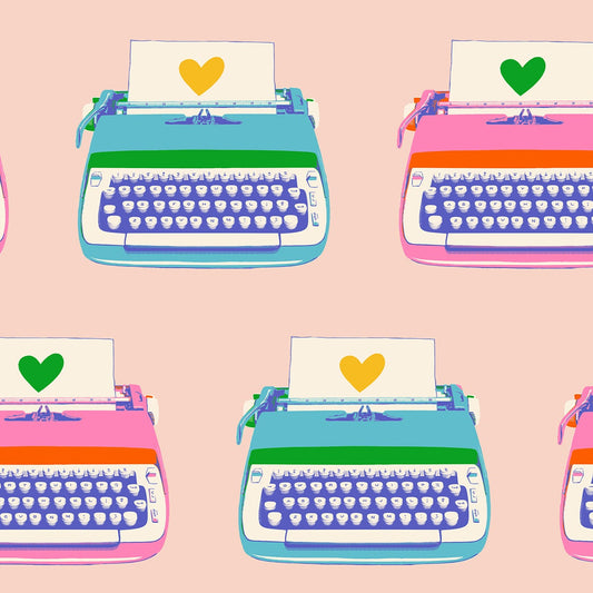 Typewriters in Vintage Pink | Best Day Ever