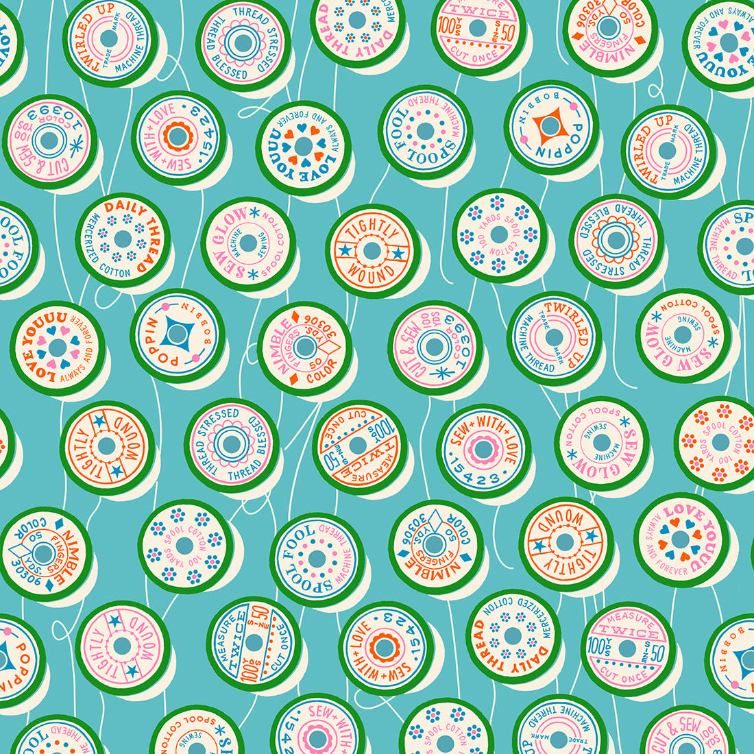 PREORDER Spools in Turquoise | Trinketry