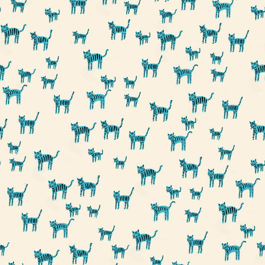 Tiger Stripes in Turquoise | Catnap