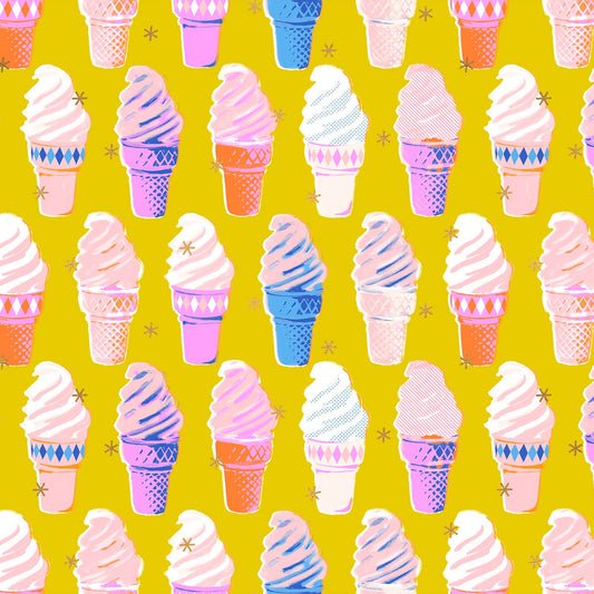 Ice Cream in Golden Metallic | Best Day Ever