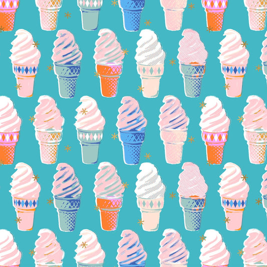 Ice Cream in Turquoise Metallic | Best Day Ever