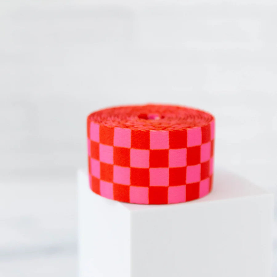 Strawberry Checker | 1.5" Webbing