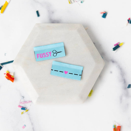 Fussy Cut | Woven Labels