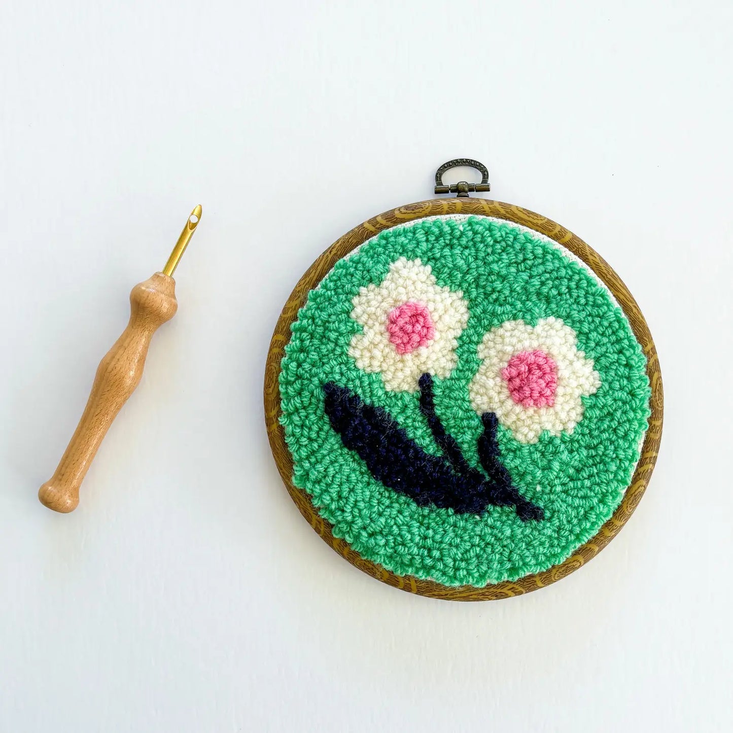 Jade Flowers | Punch Needle Kit