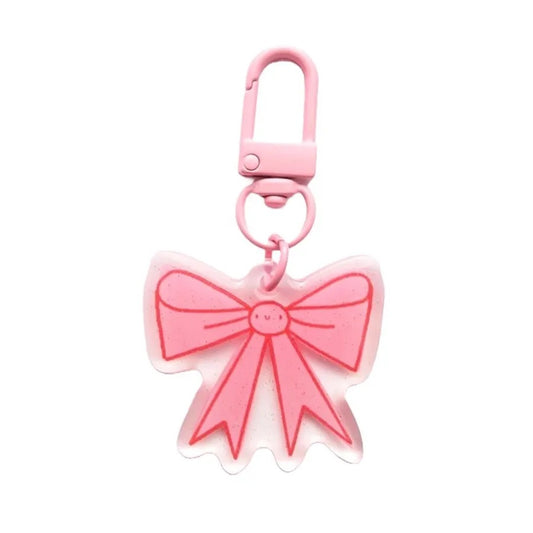 Pink Bow | Zipper Charm