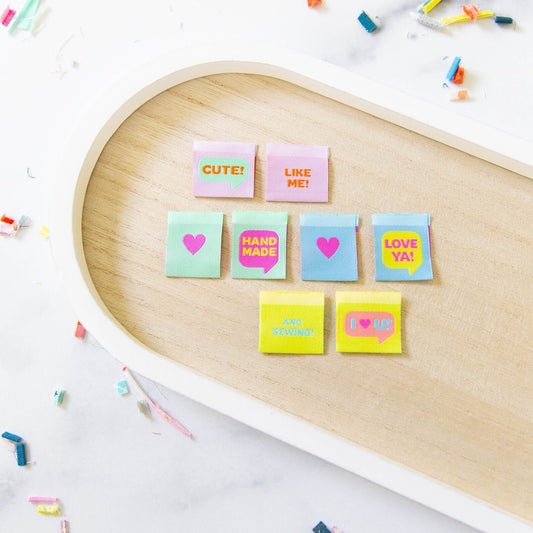 Speech Bubbles | Woven Labels