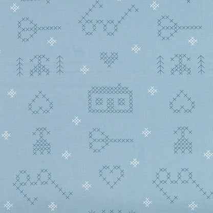 Cross Stitch in Bluebell | Make Time