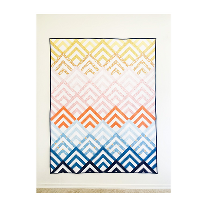 Cabin Peaks Quilt | Printed Pattern