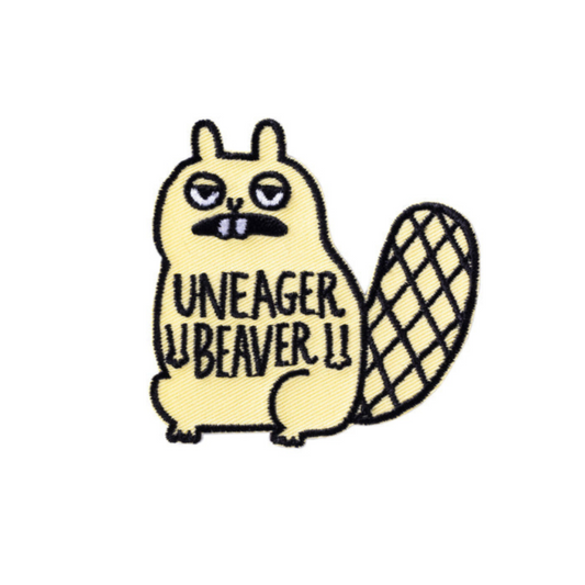Uneager Beaver | Iron-On Patch