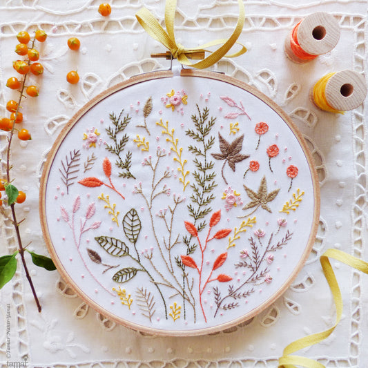 Autumn Leaves | 6" Embroidery Kit