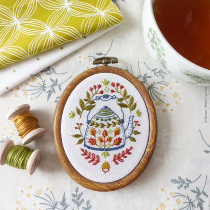 Autumn Kettle | 4" Embroidery Kit