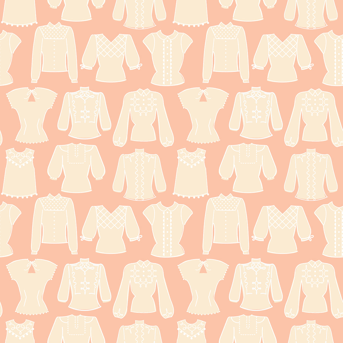 Blouses in Peach Blossom  | First Light